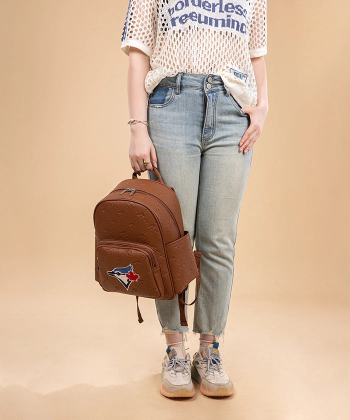 MLB Toronto Blue Jays Leather Baseball Backpack