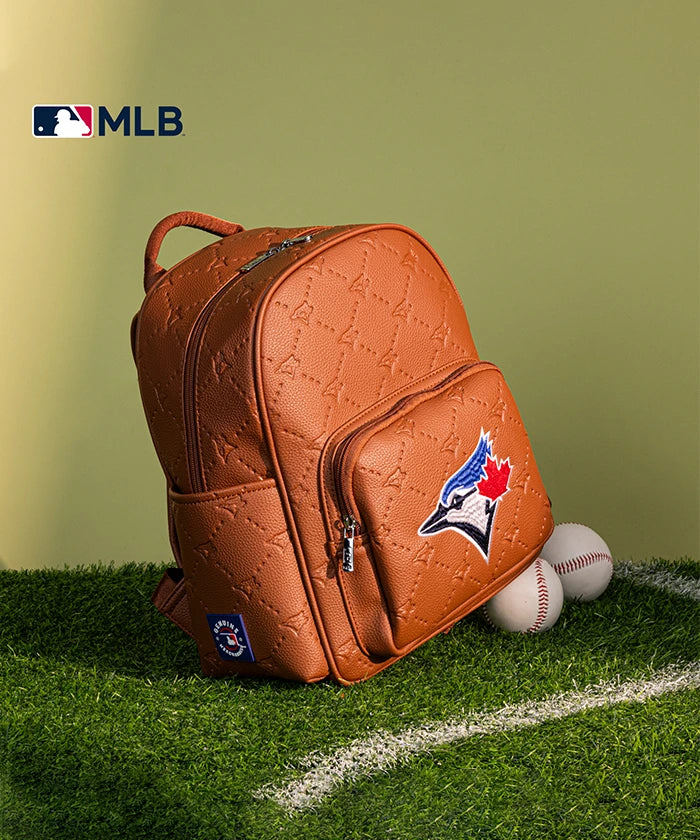 MLB Toronto Blue Jays Leather Baseball Backpack