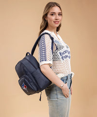 MLB Toronto Blue Jays Leather Baseball Backpack