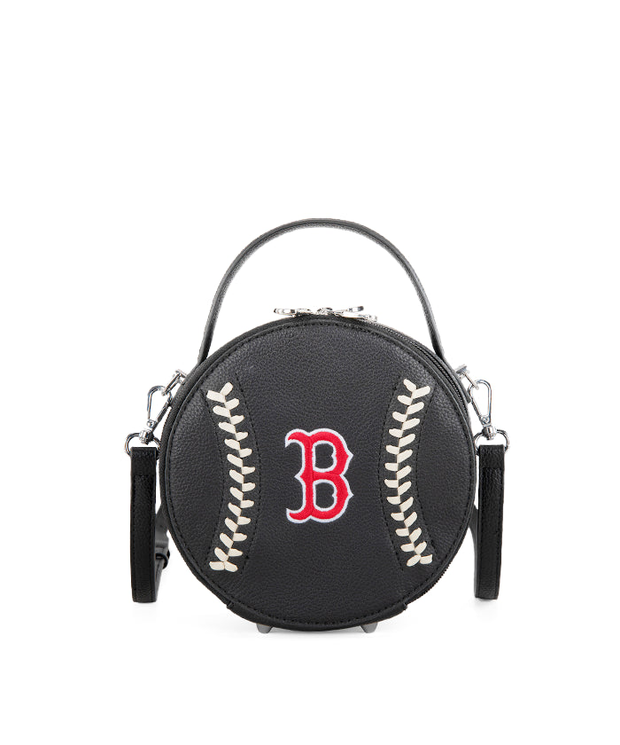 MLB Boston Red Sox Leather Circle Crossbody Bag
