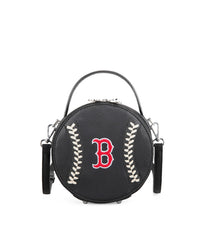 MLB Boston Red Sox Leather Circle Crossbody Bag