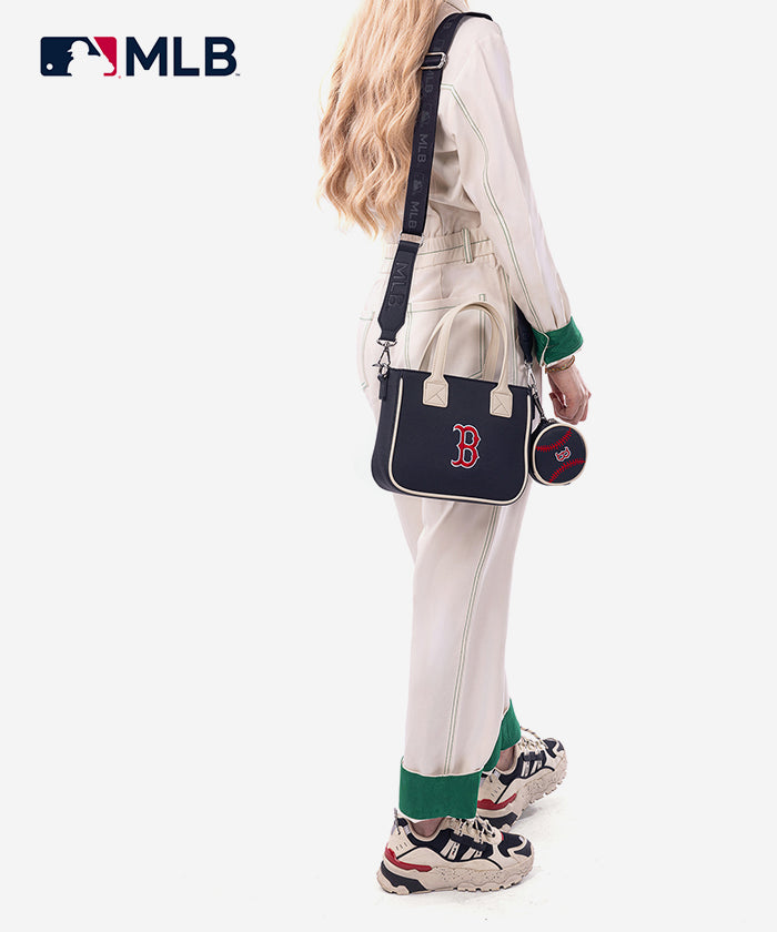 MLB Boston Red Sox Team Tote with Baseball Coin Pouch