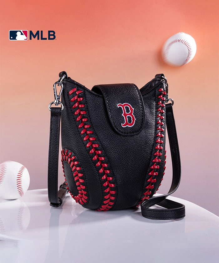 MLB Boston Red Sox Leather Crossbody Bag
