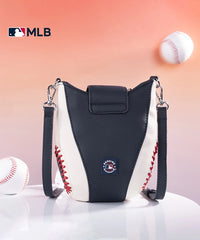 MLB Boston Red Sox Leather Crossbody Bag