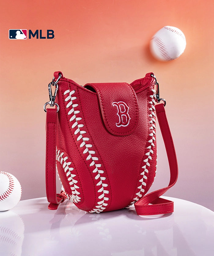 MLB Boston Red Sox Leather Crossbody Bag