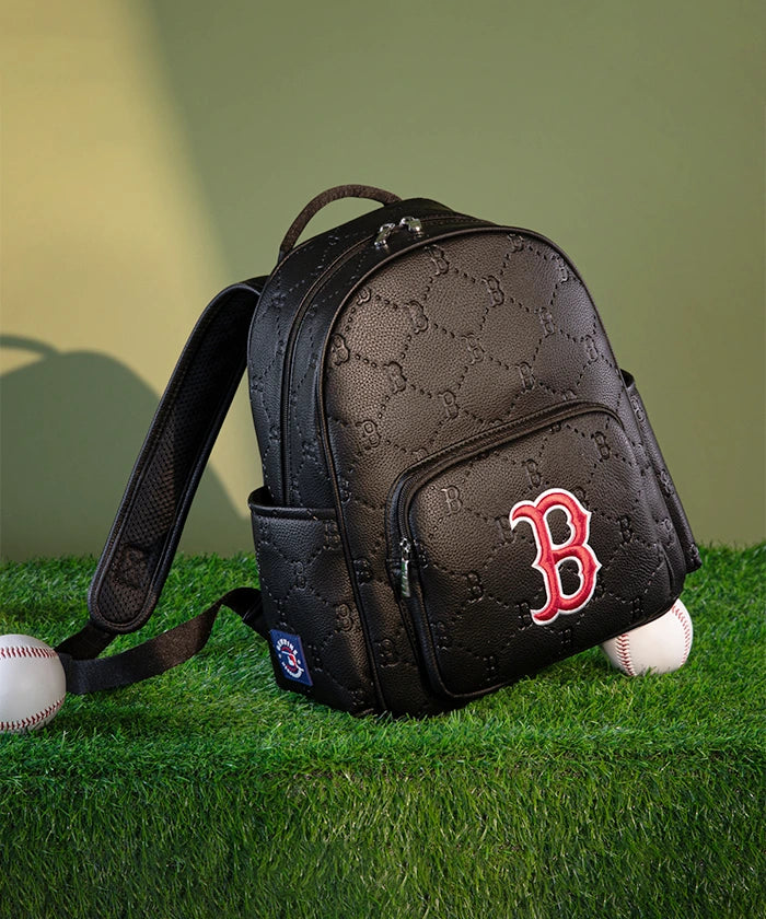 MLB Boston Red Sox Leather Baseball Backpack
