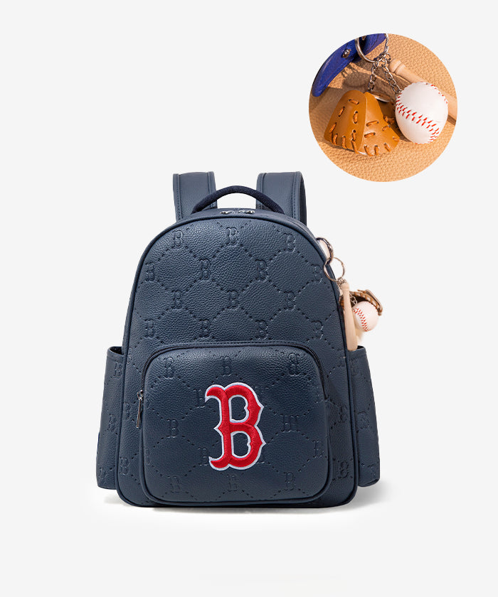 MLB Boston Red Sox Leather Baseball Backpack