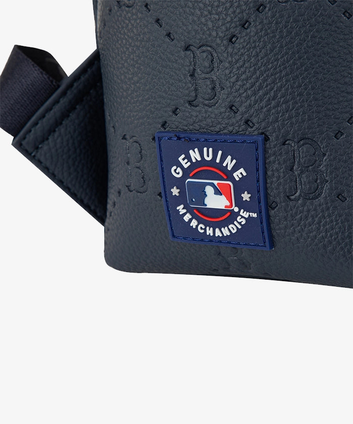 MLB Boston Red Sox Leather Baseball Backpack