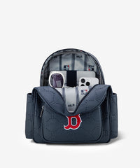 MLB Boston Red Sox Leather Baseball Backpack