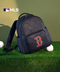 MLB Boston Red Sox Leather Baseball Backpack
