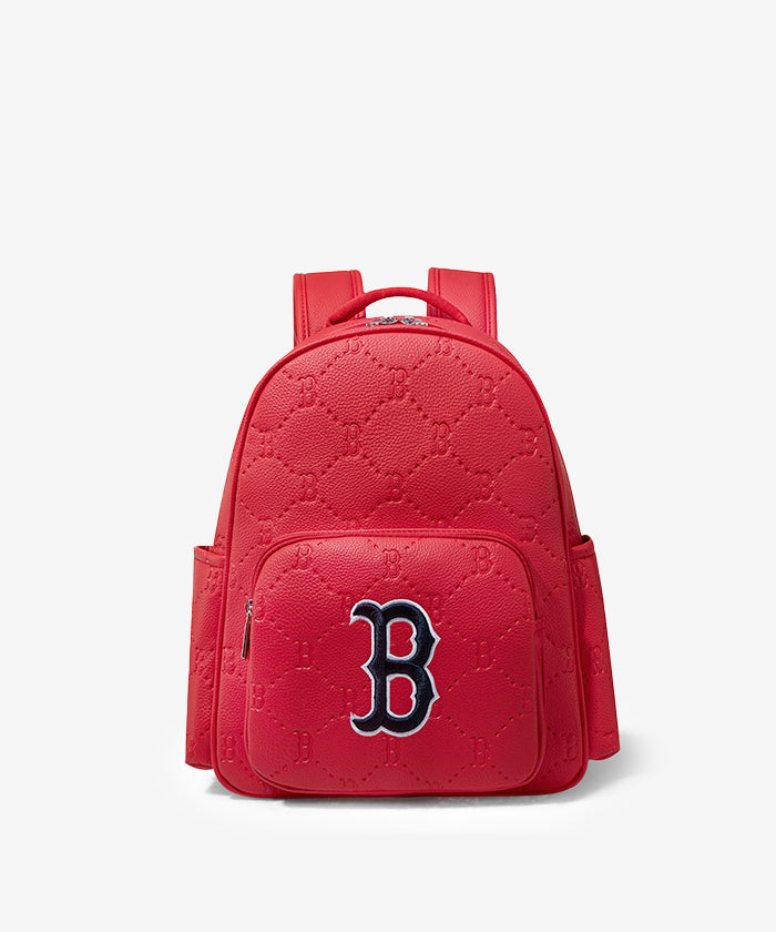 MLB Boston Red Sox Leather Baseball Backpack