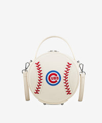 MLB Chicago Cubs Leather Circle Crossbody Bag