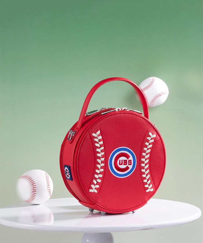 MLB Chicago Cubs Leather Circle Crossbody Bag