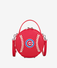 MLB Chicago Cubs Leather Circle Crossbody Bag