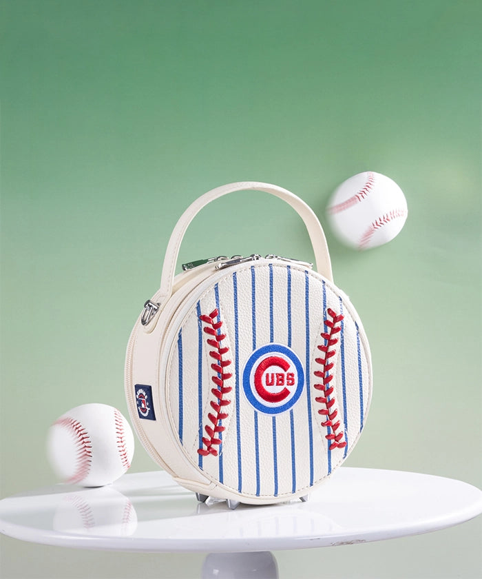 MLB Chicago Cubs Leather Circle Crossbody Bag