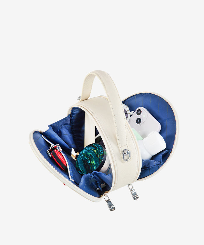 MLB Chicago Cubs Leather Circle Crossbody Bag
