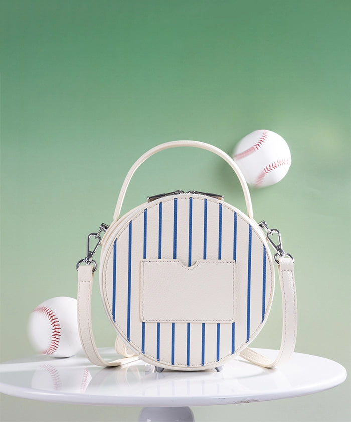 MLB Chicago Cubs Leather Circle Crossbody Bag
