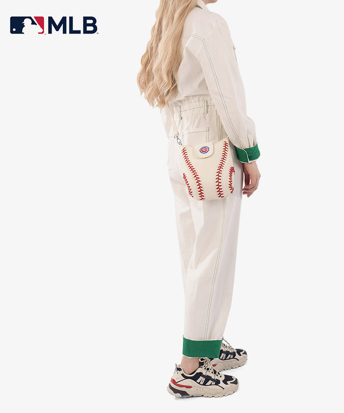 MLB Chicago Cubs Leather Crossbody Bag