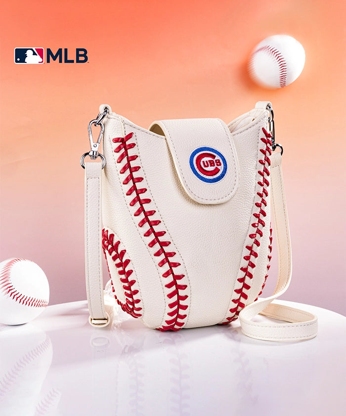 MLB Chicago Cubs Leather Crossbody Bag