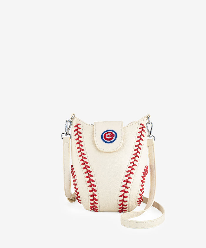MLB Chicago Cubs Leather Crossbody Bag