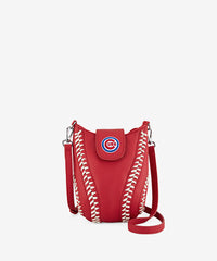 MLB Chicago Cubs Leather Crossbody Bag