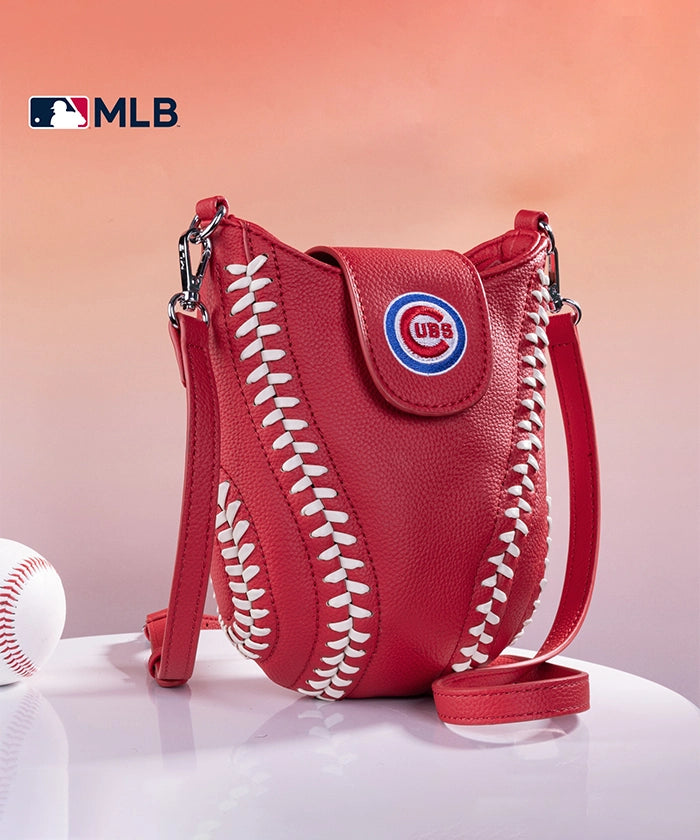 MLB Chicago Cubs Leather Crossbody Bag