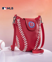 MLB Chicago Cubs Leather Crossbody Bag