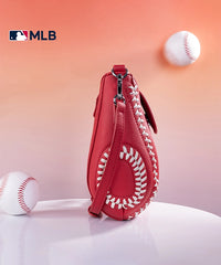 MLB Chicago Cubs Leather Crossbody Bag