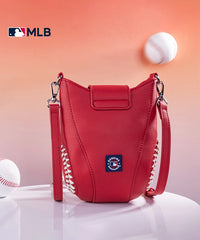 MLB Chicago Cubs Leather Crossbody Bag