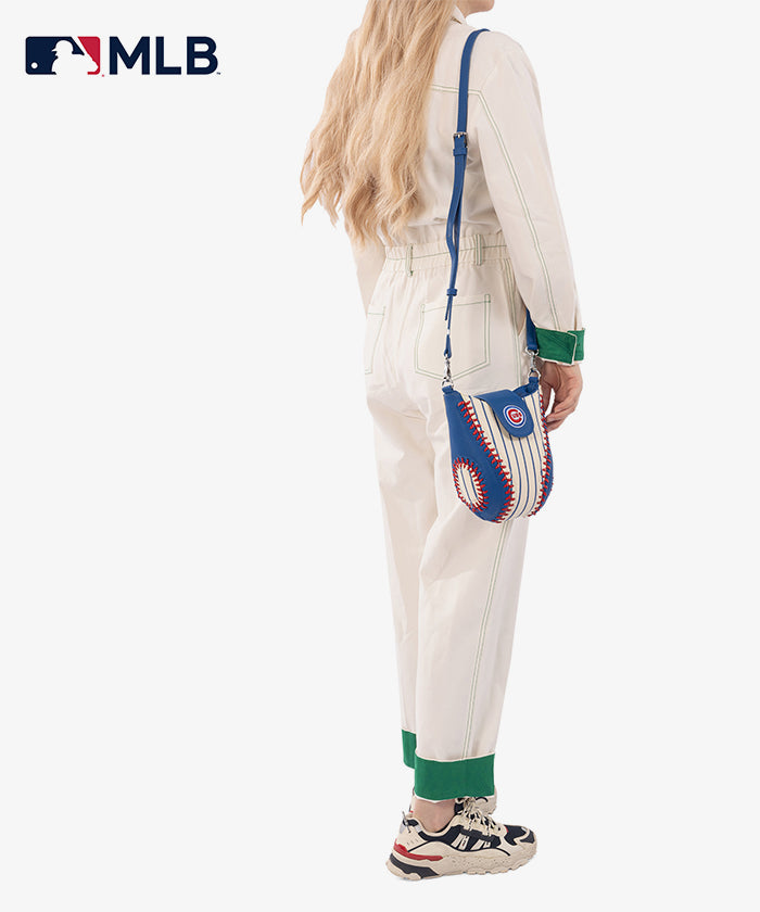 MLB Chicago Cubs Leather Crossbody Bag
