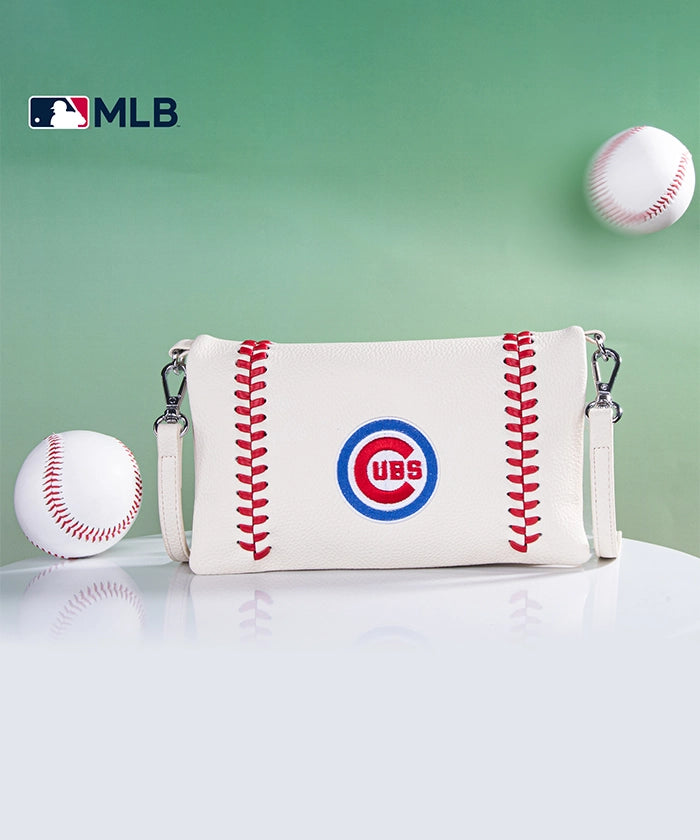 MLB Chicago Cubs Leather Crossbody Purse
