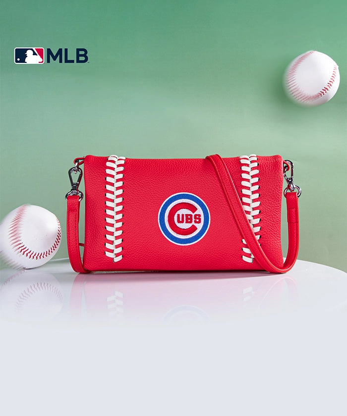 MLB Chicago Cubs Leather Crossbody Purse