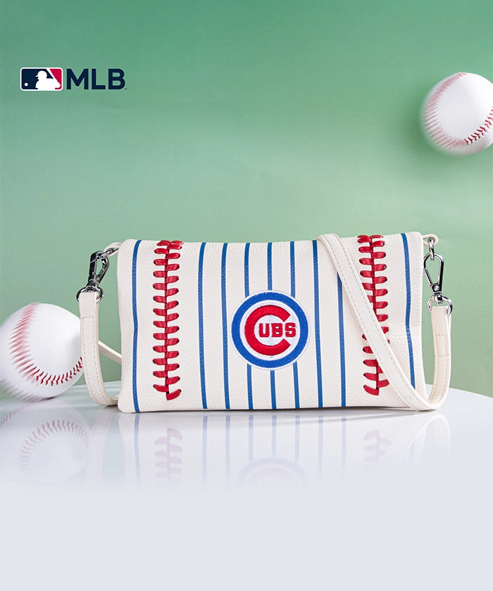 MLB Chicago Cubs Leather Crossbody Purse