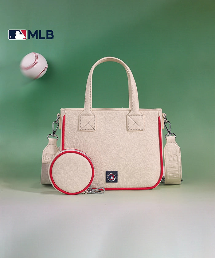 MLB Cleveland Guardians Team Tote with Baseball Coin Pouch