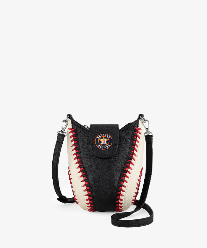 MLB Houston Astros Leather Crossbody Bag