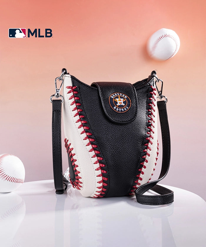MLB Houston Astros Leather Crossbody Bag