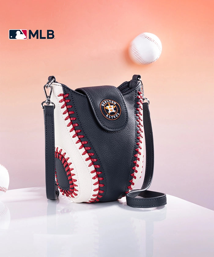 MLB Houston Astros Leather Crossbody Bag