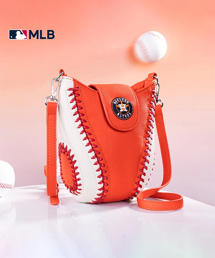 MLB Houston Astros Leather Crossbody Bag