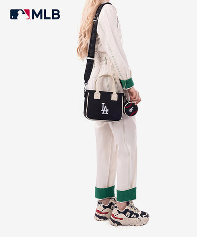 MLB Los Angeles Dodgers Team Tote with Baseball Coin Pouch