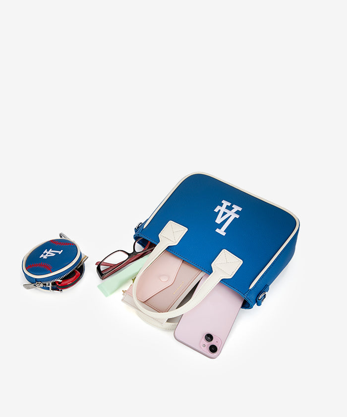 MLB Los Angeles Dodgers Team Tote with Baseball Coin Pouch