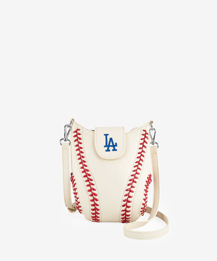 MLB Los Angeles Dodgers Leather Crossbody Bag