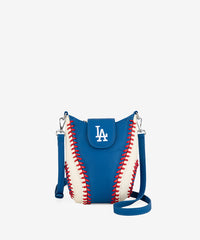 MLB Los Angeles Dodgers Leather Crossbody Bag