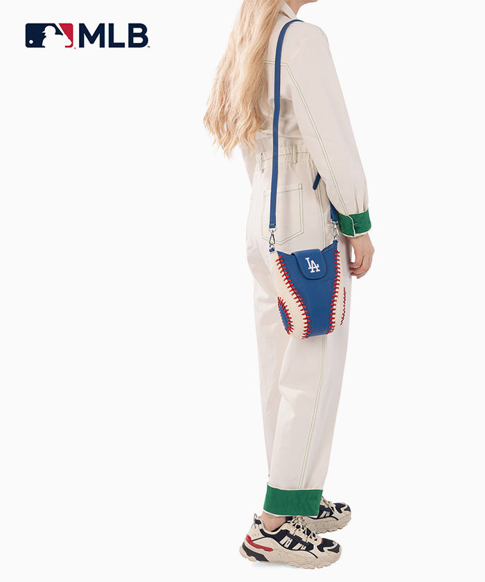 MLB Los Angeles Dodgers Leather Crossbody Bag