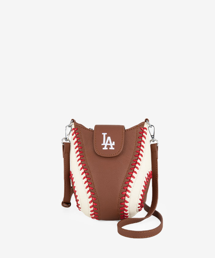 MLB Los Angeles Dodgers Leather Crossbody Bag