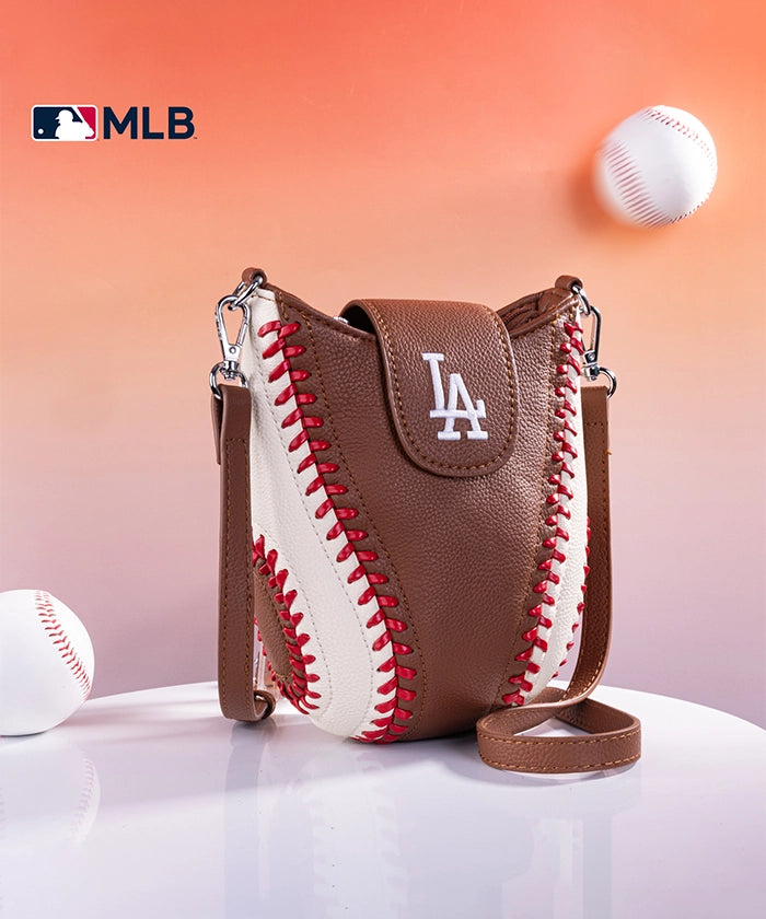 MLB Los Angeles Dodgers Leather Crossbody Bag