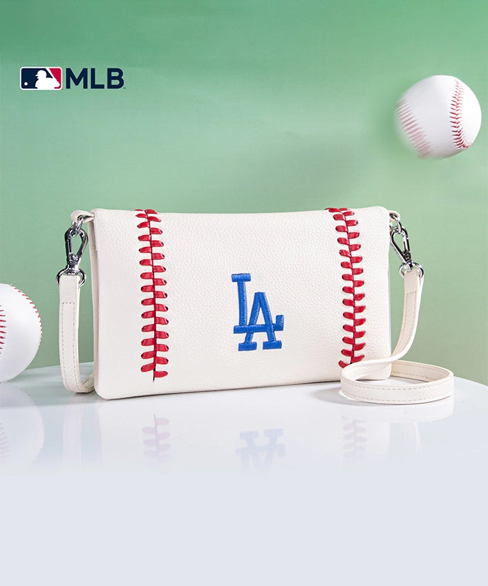 MLB Los Angeles Dodgers Leather Crossbody Purse