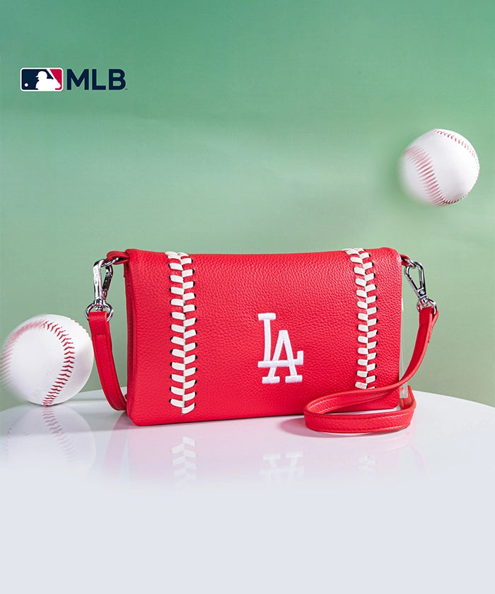 MLB Los Angeles Dodgers Leather Crossbody Purse