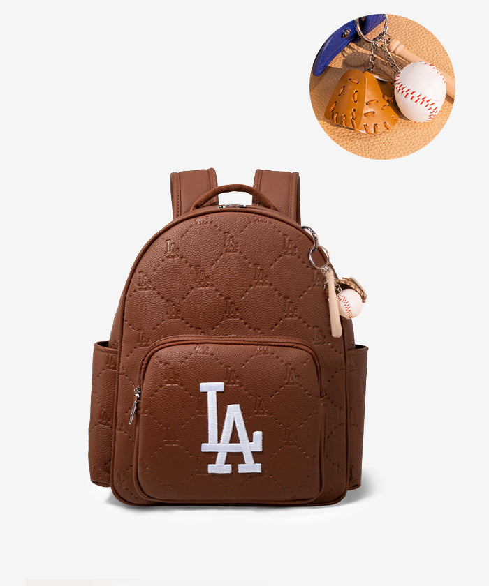 MLB Los Angeles Dodgers Leather Baseball Backpack