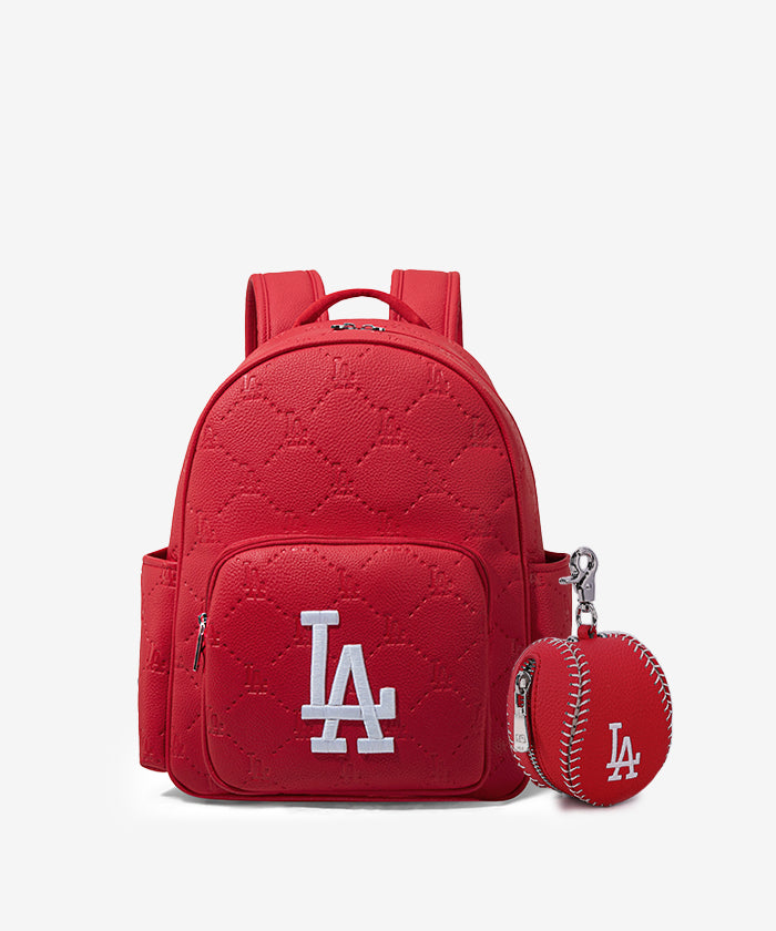 MLB Los Angeles Dodgers Leather Baseball Backpack
