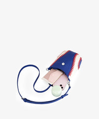 MLB New York Mets Leather Crossbody Bag